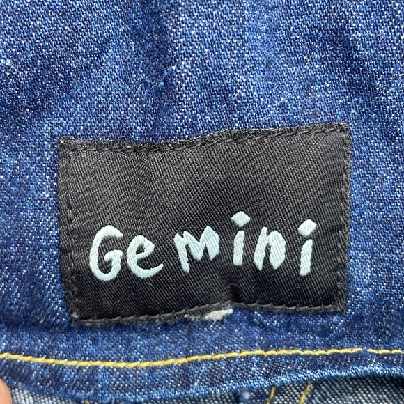 Vintage Gemini Jeans Denim Jean Overalls Coveralls Unisex - Picture 7 of 15